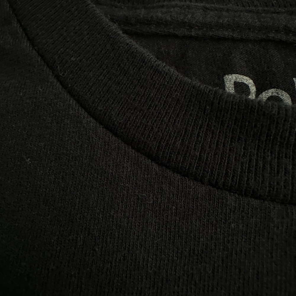 Men’s L Black Official Polaroid T-shirt With The Word “Polaroid” Written 5 Times - Picture 4 of 16